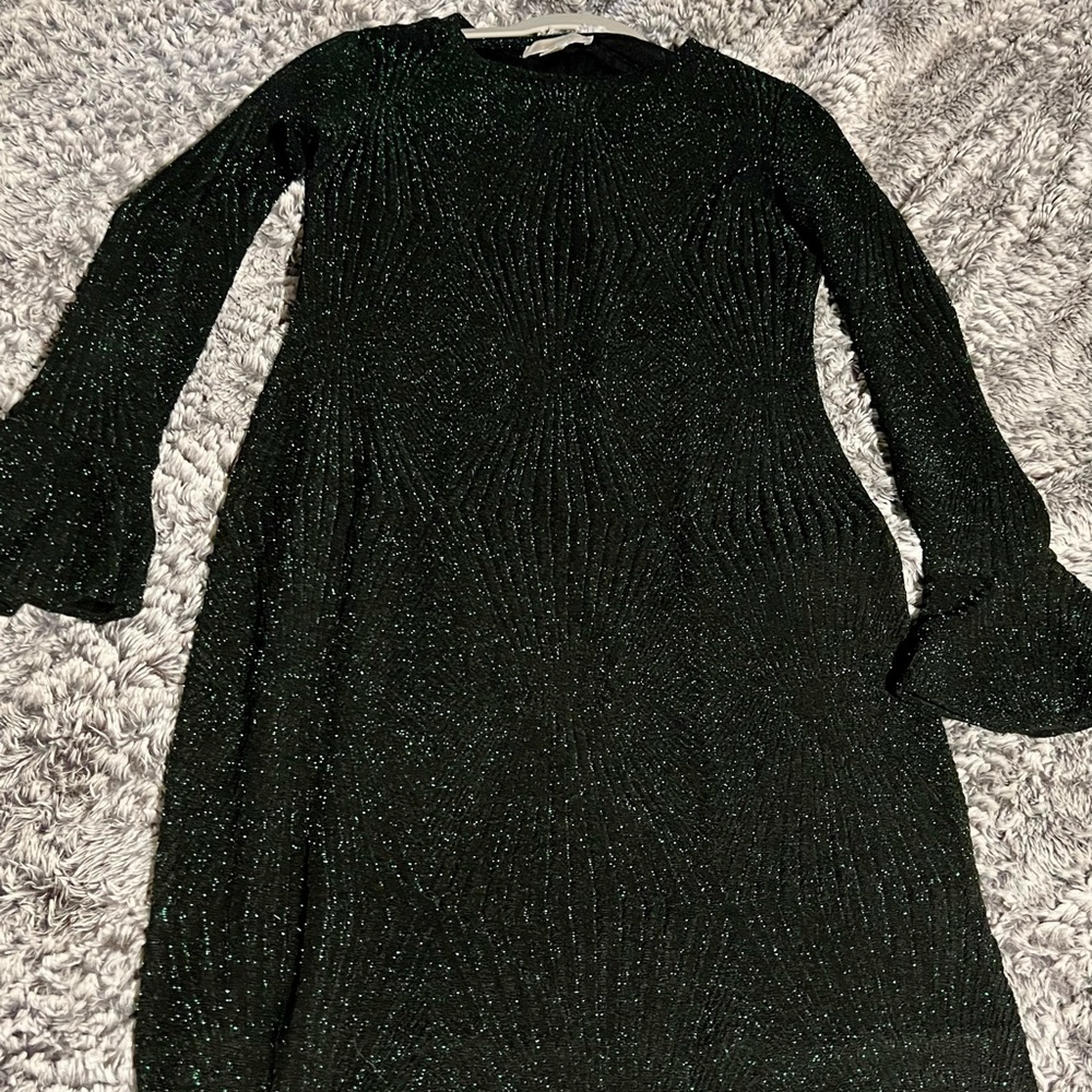 MK Green Sparkle Dress